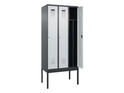 locker voor scheiding van kleding,HxBxD 2120x900x500mm,3vak