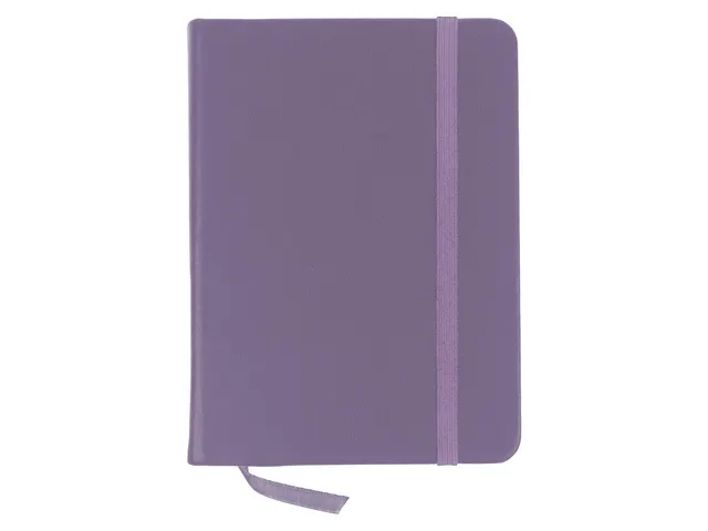 Schetsboek Kangaro A6 heather purple PU HC 80 vel 140gr roomwit met el