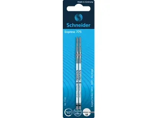Balpenvulling Schneider Express 775 M 2 stuks op blister zwart - 1