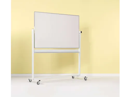 Kantelbord Whiteboard 120x220cm Dubbelzijdig Gelakt Staal Wit