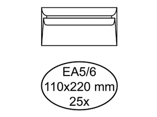 Envelop Quantore Bank Ea5/6 110x220mm Wit Zelfklevend - 1