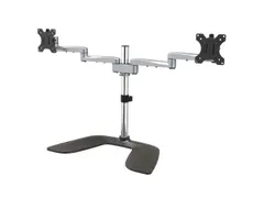 Monitor Arm 2 Schermen Scharnierend staal & aluminium