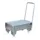 verrijdbare opvangbak,v. 2x60l vat,opvangvol. 61l,HxBxD 1075x500x940mm