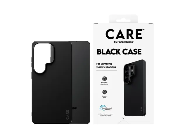 PanzerGlass CARE by TPU Case Black Samsung Galaxy S26 Ultra, Hoe