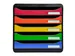 Module de classement Big Box Plus 5 tiroirs Iderama - Arlequin brillan