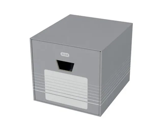 Elba Archieflade, Ft 38,5 X 46 X 35 Cm, Grijs En Wit