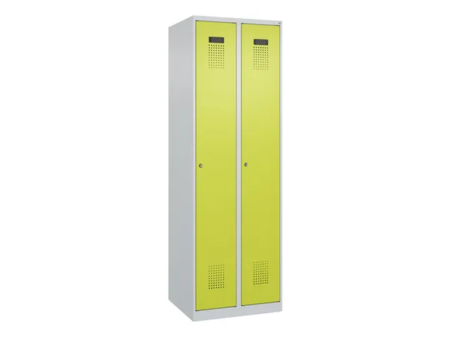 locker voor scheiding van kleding,HxBxD 1850x600x500mm,2vak
