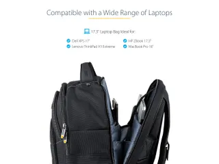 17.3 Inch Laptop Rugzak met Verwijderbare Opbergtas - 17