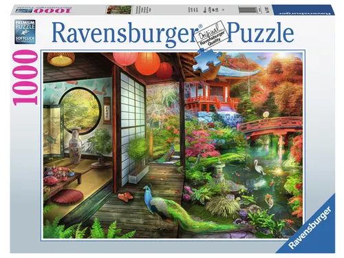 Puzzel Ravensburger Theehuis Japanse tuin 1000 stukjes