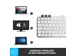 Mini clavier sans fil Logitech MX Keys Bluetooth gris QWERTY Angl US