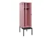 locker met bank,voor scheiding van kleding,HxBxD 2120x600x815mm,2vak