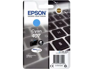 Inktcartridge Epson 407 T07U240 blauw C13T07U240 - 1