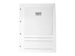 #*Map Elco Ordo Vista venst A4120gr perf wit 100st 100234x310mm - vens