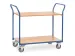 Tafelwagens 1602 200kg 2 Etages 1000x600mm Houten Plaat