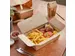 Boîte-repas Fonkels GO!mealbox 2000ml marron 23x14x7,4cm 80pces
