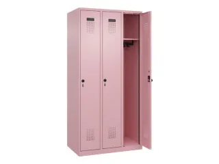 locker,HxBxD 1850x900x500mm,3vak,vak B 300mm,draaigrendel - 2