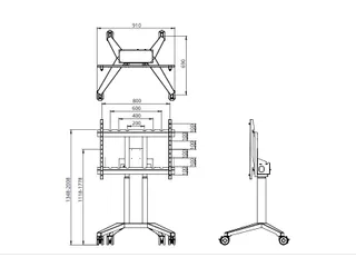 moTion e-screen mobiel onderstel MS-12S - 5