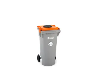 Verzamelbak,V. Spuitbussen,Kunststof,Grijs/Oranje,120L - 4