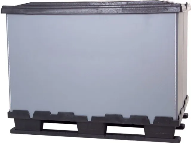 Pallet-Vouwkrat 800x1200x930mm Kunststof 3 Sleden