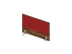 opzetpaneel bureau aanbouw achter NP-tiepolo nut BN4011-rood 800mm