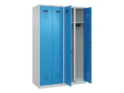 locker voor scheiding van kleding,HxBxD 1850x1200x500mm,4vak