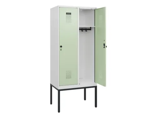schoollocker,HxBxD 1950x800x500mm,2vak,vak B 400mm,draaigrendel