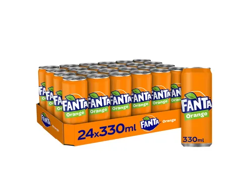 Frisdrank Fanta orange sleek blik 330ml