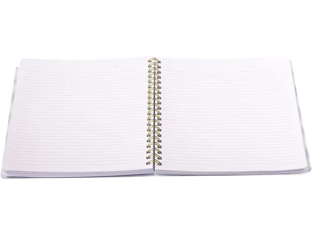 Notitieboek Èccolo spiraal Poly dip Dye lijn ca.20x25cm 80gr. 208pag.