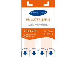 reservevulling,v. pleisterdispenser,30x elastisch,pleister LxB 72x19mm