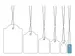 HERMA 6931 Hanglabel 7x15mm Wit karton met wit draad 1000 stuks