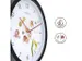 Buitenklok Nextime dia 30.5cm Silene cijfers, zwarte rand witte wijzer