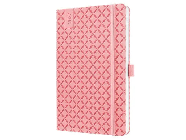 Weekagenda Flair A5 2027 (NL/FR/EN/DU) Rose Pink Hardcover