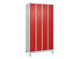 locker,HxBxD 1950x1000x500mm,4vak,vak B 250mm,cil.-slot,voeten - 1