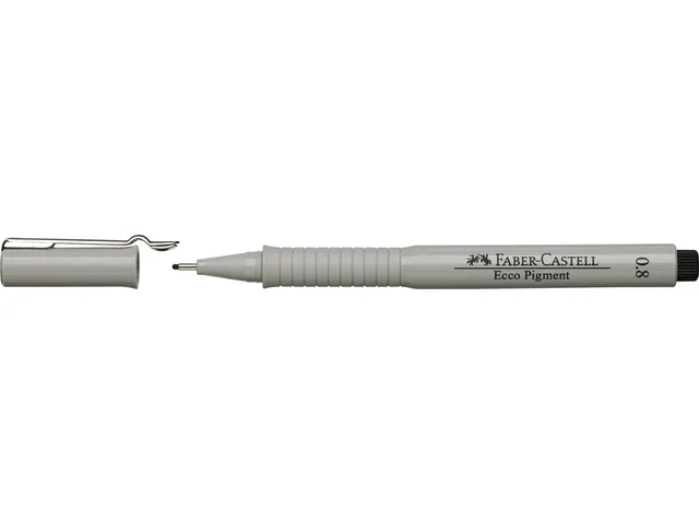 Tekenpen Faber Castell Ecco Pigment 0.8Mm Zwart