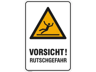 waarschuwings-combibord,v. binnen/buiten,Pas op! Glijgevaar,aluminium - 1