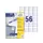 etiket Avery ILK 52,5x21,2mm 100 vel 56 etiketten per vel wit
