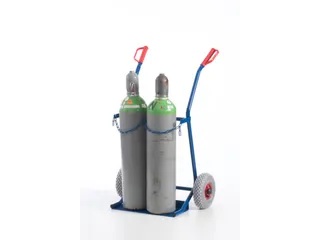 Flessenkar Draagvermogen 100Kg 2X20L-Fles Luchtbanden Ral5010 staal - 14