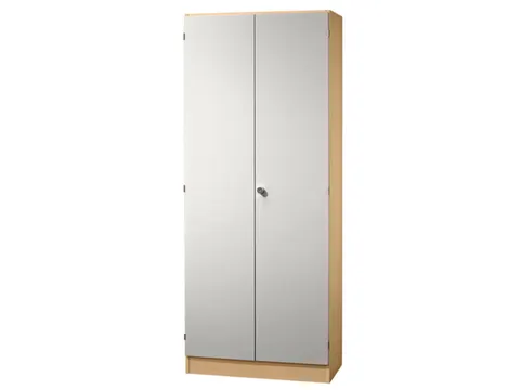 kantoorkast,HxBxD 2004x800x420mm,4xhouten vloer,stanggreep