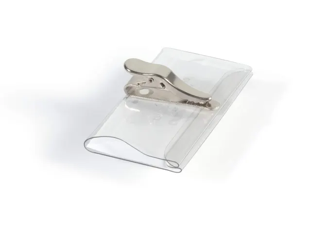 Badge Durable 8110 met krokodillenklem 40x75mm