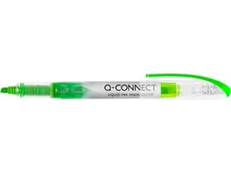 Q-connect Liquid Ink markeerstift Schuine punt Groen