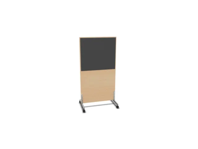 scheidingswand,HxB 1545x800mm,NE-esdoorn,BN8010-antraciet