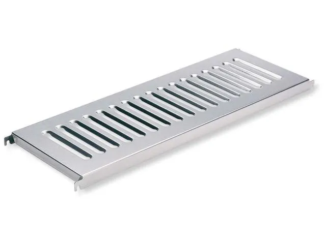 legbord gesleufd,RVS,v. RVS stelling,BxD 1450x340mm,vakl. 150kg