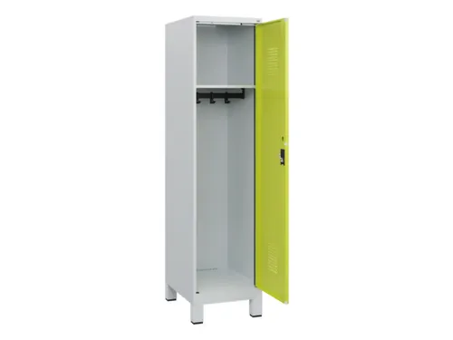 schoollocker,HxBxD 1630x400x500mm,1vak,vak B 400mm,cil.-slot,voeten