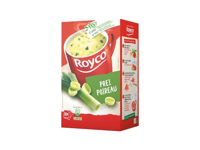 Royco Minute Soup Classic Prei, Pak Van 25 Zakjes | SoepOpHetWerk.nl