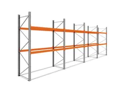 palletstelling,basis+3xaanbouw,HxBxD 3360x11300x1100mm,vakl. 3000kg