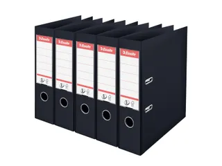 Ordner Esselte No.1 72mm PP 30% gerecycled folie Multipack zwart 5 stu - 2