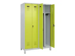 PBM-locker,HxBxD 1950x1200x500mm,4vak,vak B 300mm,draaigrendel