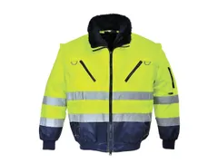 Portwest PJ50 3-in-1 pilotjack, fluo geel, maat M, per stuk