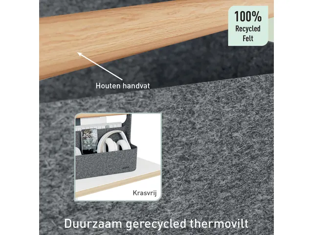 Bureau organizer Leitz draagbaar donkergrijs