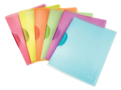 Klemmap Leitz 4176 Colorclip A4 PP assorti 3mm